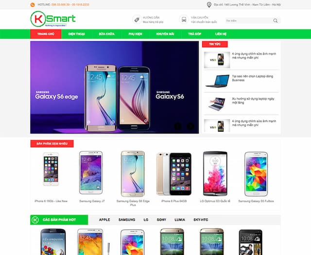 Hình ảnh dự án: Website E-commerce "Shop Công Nghệ"