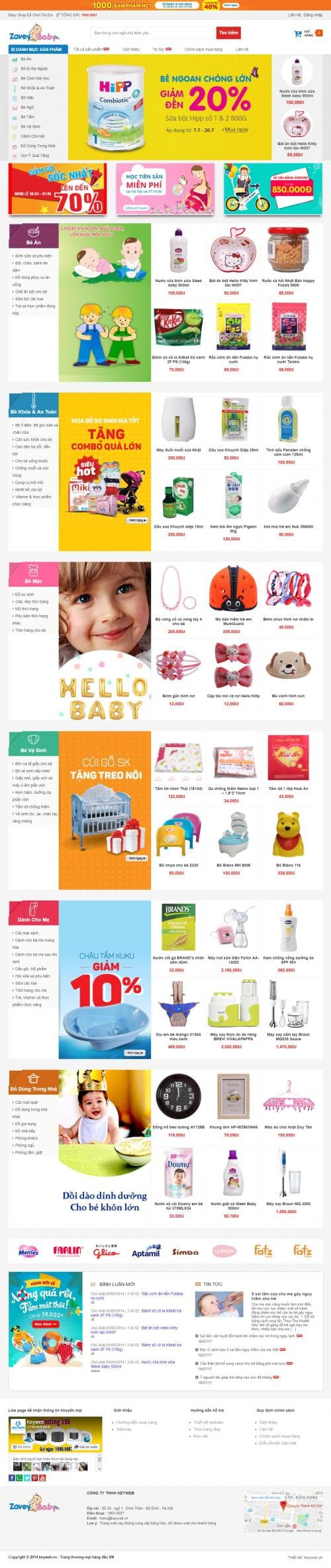 Thiết kế web bán đồ chơi trẻ em