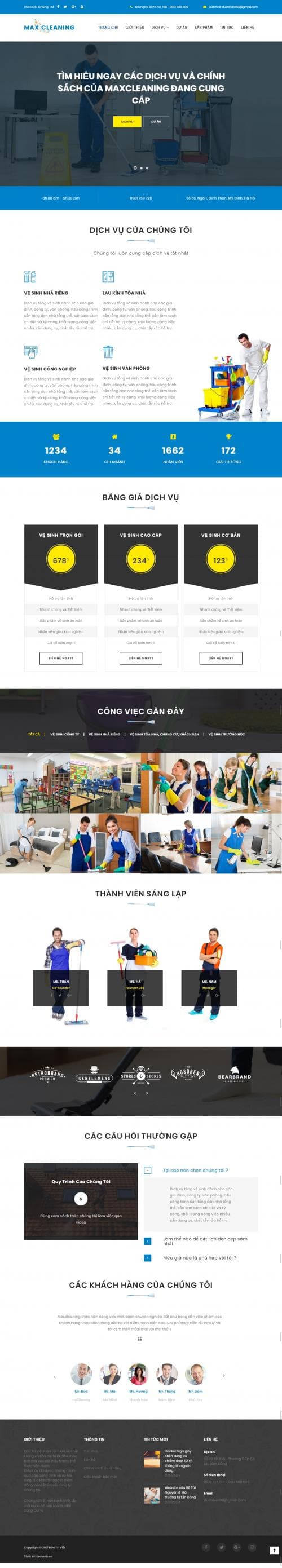 Thiết kế website dịch vụ giúp việc1