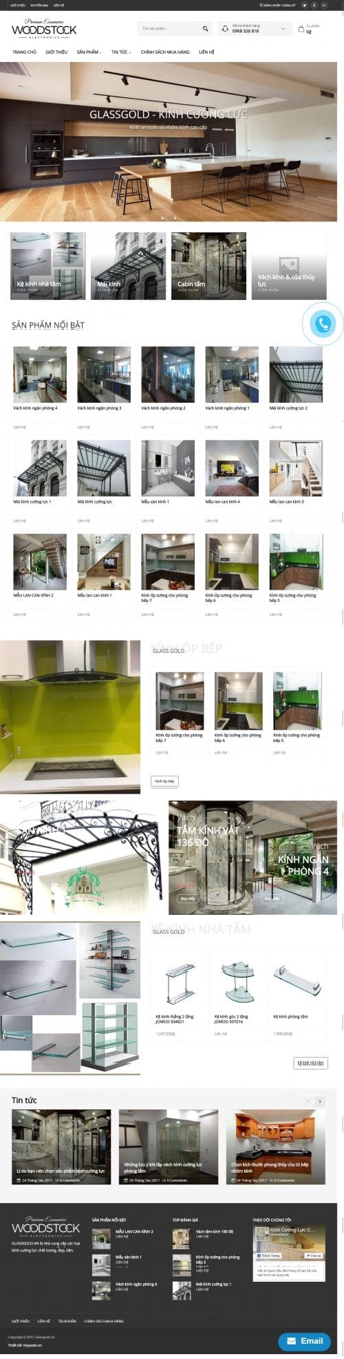 Thiết kế website dịch vụ nội thất 2