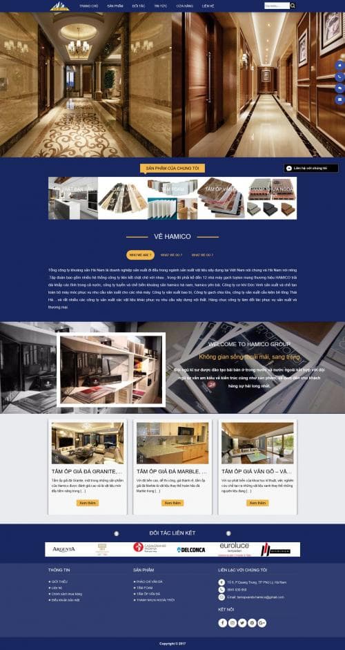 Thiết kế website dịch vụ khách sạn 2