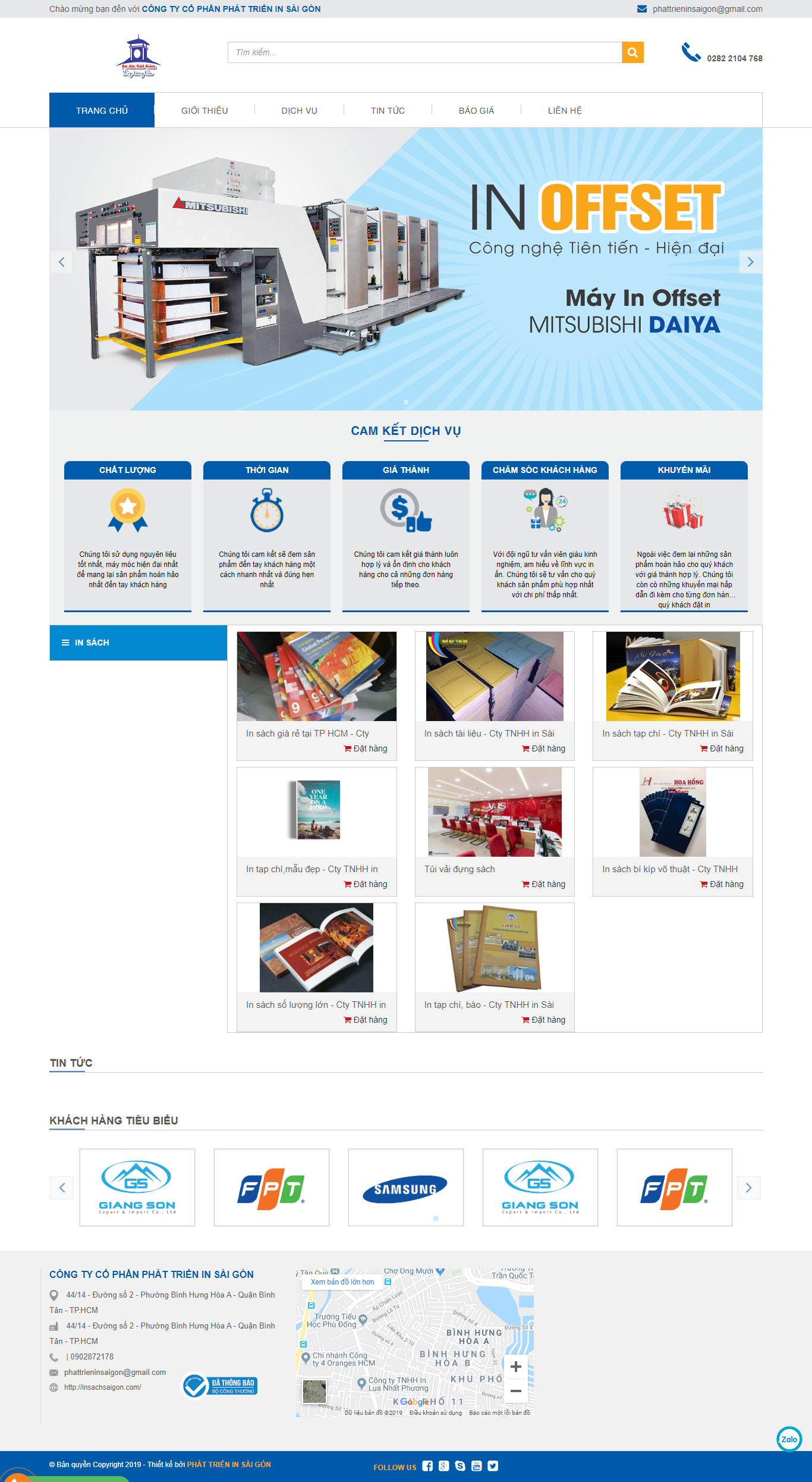 Dự án in sách - in ấn sài gòn