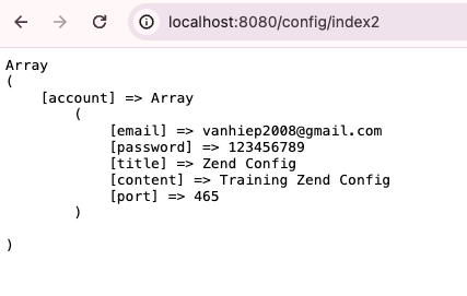 [Zend Framework] - Using Zend Config to read data from an INI file